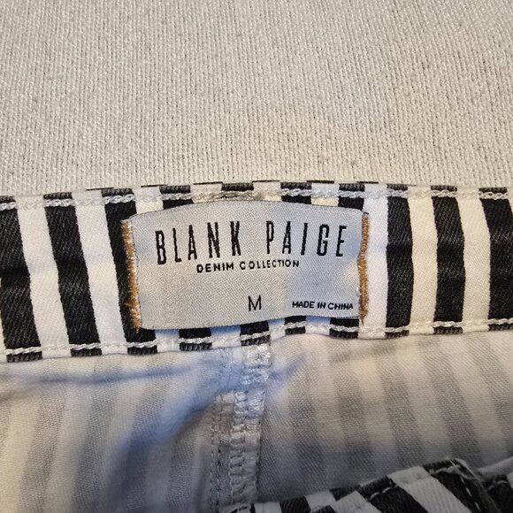 Blank Paige M Medium Womens Super Fit & Flare Raw Hem Jeans GUC Denim Collection - Picture 8 of 16